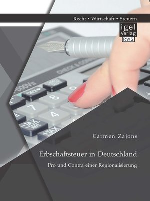 cover image of Erbschaftsteuer in Deutschland